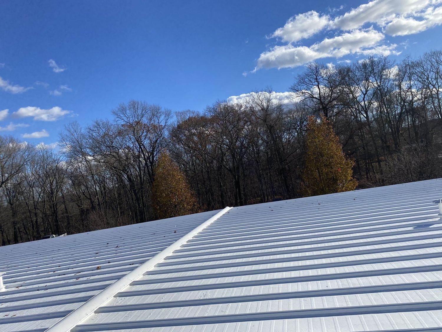 Standing-seam metal roof installation