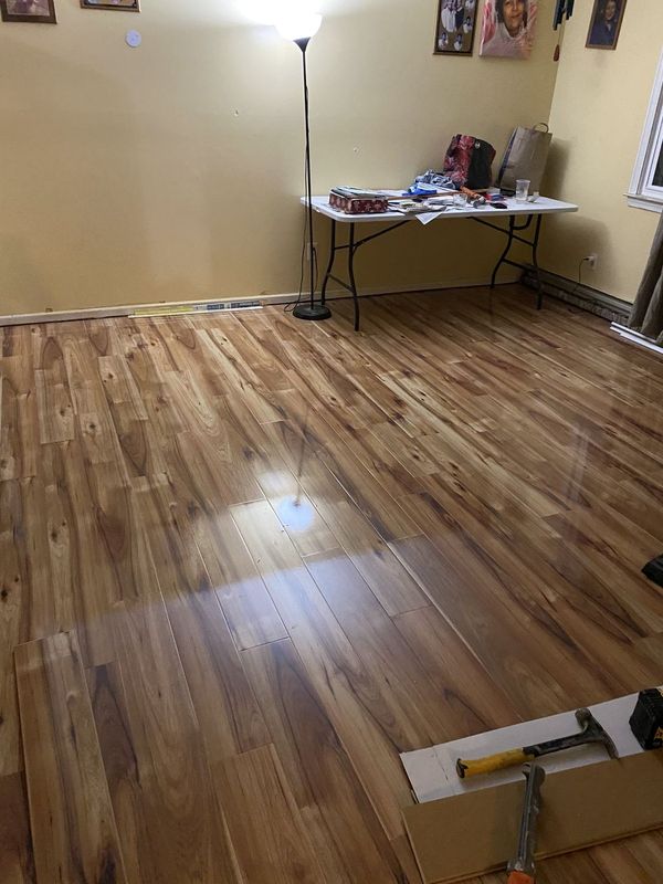 Flooring project by Cesar's Executive Solutions